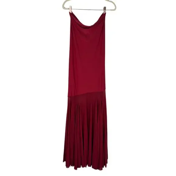 Deme by Gabriella Dahlia Strapless Gown Formal Evening Elegant Party Prom Large